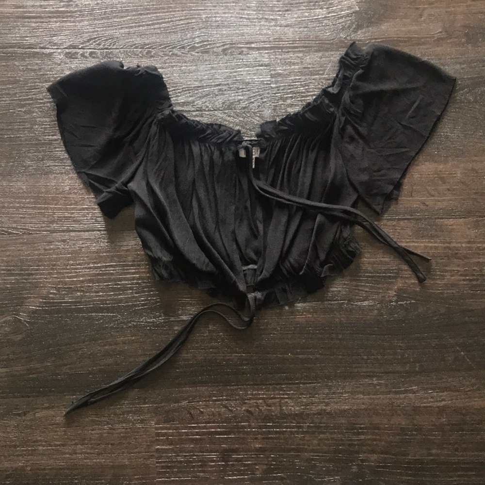 Black Crop Top